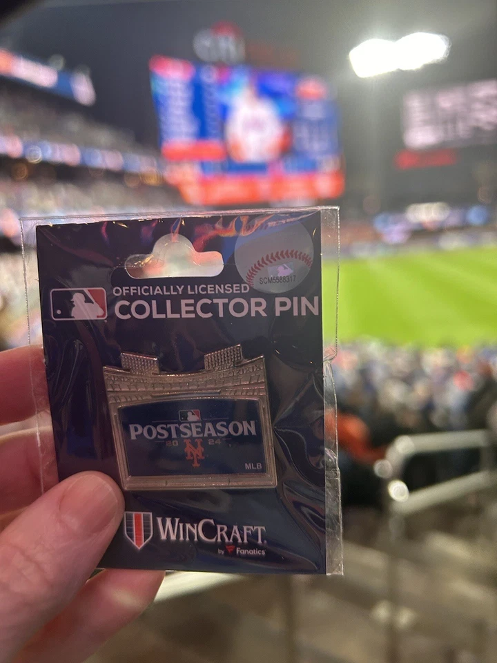 2024 NEW YORK METS OMG NLCS Postseason Pin LOS ANGELES DODGERS NY LA Baseball - Image 1 of 1