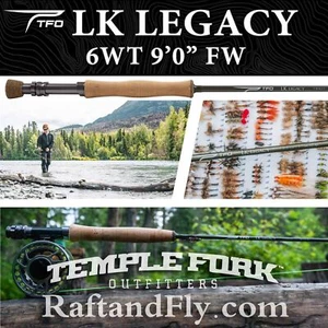 TFO LK Legacy 6wt 9'0" FW Saltwater Fly Rod | Lifetime Warranty - FREE SHIPPING - Picture 1 of 3