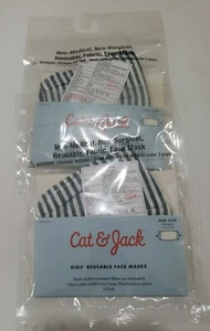 Kids' Set of 2pks # 4 Distsy Flora Striped Mask - Cat & Jack . Navy - Foto 1 di 5