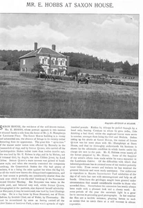 1895 Sächsischer Hausstall bei Lambourn Rennpferdetrainer E Hobbs - Bild 1 von 3