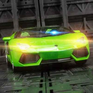 1:24 Lamborghini Aventador Roadster Diecast Car Model Sound & Light Kids Gift - Picture 1 of 15
