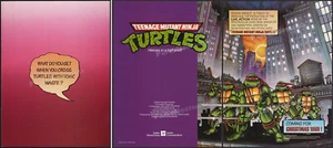 Tortugas Ninja Teenage Mutant - Orig. Anuncio comercial 1989 / póster_ Golden Harvest TMNT - Imagen 1 de 5
