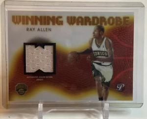 2004-05 Topps Pristine Ray Allen Winning Wardrobe Game-Used Card Relic WW-RA - Bild 1 von 5