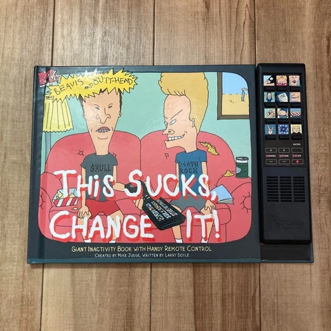 MTV BEAVIS AND BUTTHEAD BOOK SOUND BUTTON REMOTE CONTROL Cover