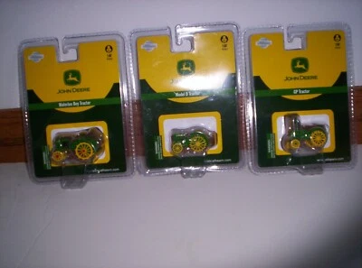 Lot 3 John Deere Athearn Diecast 1:87th Tractors, GP / Model D/Waterloo Boy NIP - Image 1 of 4