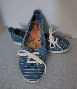 ROCKET DOG Blue Denim Athletic Lace up Shoes Women's 6.5 - Picture 1 of 8