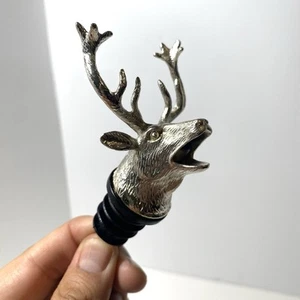 Jagermeister - Tapón de metal con cabeza de ciervo/alce/ciervo coleccionable - Imagen 1 de 8