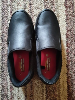 Esboçadores masculinos ajuste relaxado Napa-Groton tamanho 9 espuma de memória, trabalho resistente ao deslizamento - Imagem 1 de 4