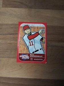 2012 Panini Triple Play #30 Ryan Zimmerman Stickers - Picture 1 of 6