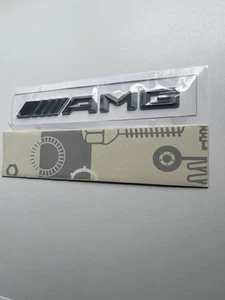 MERCEDES SILVER AMG BOOT STICKER - Picture 1 of 4