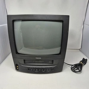 Vintage 1999 Toshiba MV13J2, 13" TV VCR Retro Gaming Fernseher - Videorecorder funktioniert nicht - Bild 1 von 6