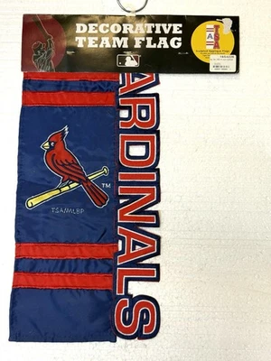 St Louis Cardinals Sculpted APPLIQUE Nylon Garden Flag Evergreen MLB Cutout 18” - Image 1 of 3