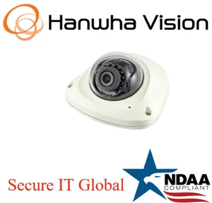 Hanwha Techwin XNV-6022R 2MP PoE Mobile Vandal Dome IP Security Camera 3.6mmLens - Bild 1 von 4