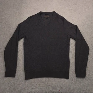 Jos A Bank Reserve Pullover Herren M grau V-Ausschnitt Wolle Kaschmir Mischung italienisches Garn - Bild 1 von 10