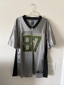 Jordy Nelson Green Bay Packers Official NFL Jersey Gray Black Embroidered Men 48 - Picture 1 of 5