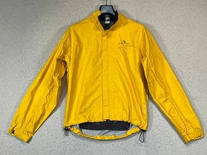 Bellwether Cycling Windbreaker Rain Jacket Yellow Back Poket Size M-L See Pics - Picture 1 of 8
