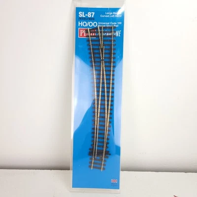 PECO Streamline SL-87 Left Radius Curved Left Turnouts HO Scale - Image 1 of 4