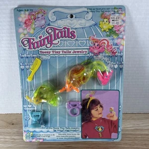 VINTAGE HASBRO FAIRY TAILS TEENY TINY TAILS SCHMUCK Ring Sitzstange & Kamm Set RAR - Bild 1 von 6