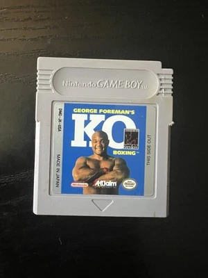 George Forman’s KO Boxing (Nintendo GameBoy) Retro | Vintage Video Game - Tested - Image 1 of 3