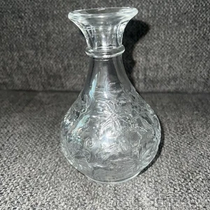 Princess House Vintage Fantasia Kristall Weihnachtsstern Blatt Knospe Vase 5 1/2x3 1/2 - Bild 1 von 8