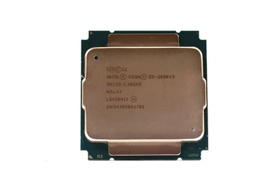 Intel Xeon E5-2699 v3 2.30GHz 18-Core 45MB LGA 2011-3 CPU Processor P/N: SR1XD - Image 1 of 2