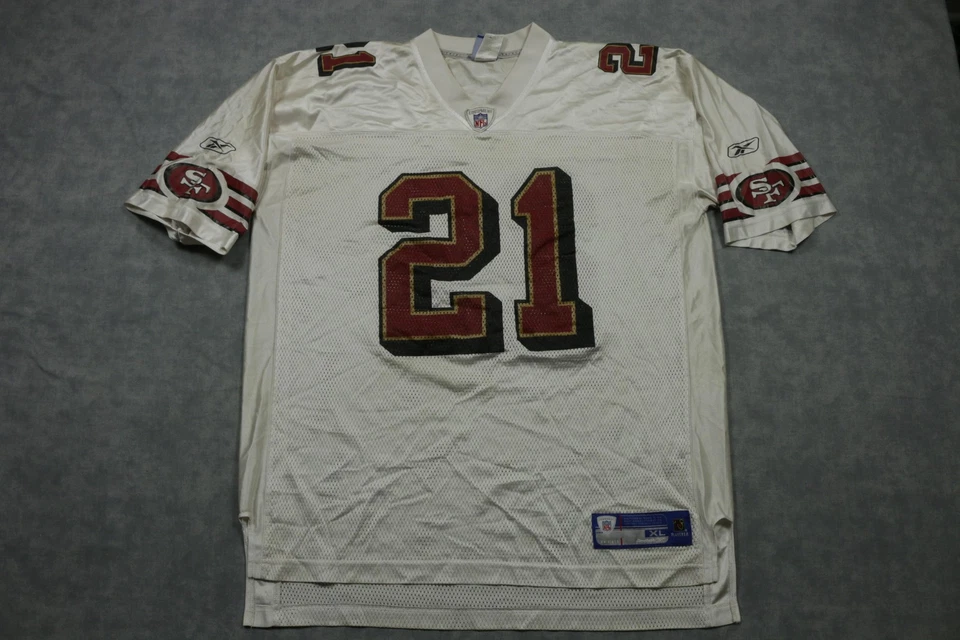 Camiseta de fútbol americano de los San Francisco 49ers para hombre XL blanca local NFL Frank Gore Reebok Foto 1 de 4