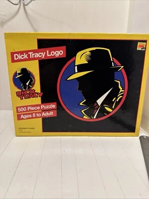 DE COLECCIÓN 90s Walt Disney Dick Tracy 500 Piezas LOGO ROMPECABEZAS Tamaño Jumbo SELLADO Foto 1 de 4