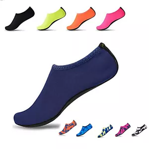 Adults Mens Water Shoes Aqua Socks Beach Swim Pool Surf Wetsuit Non Slip UK Size - Picture 1 of 53