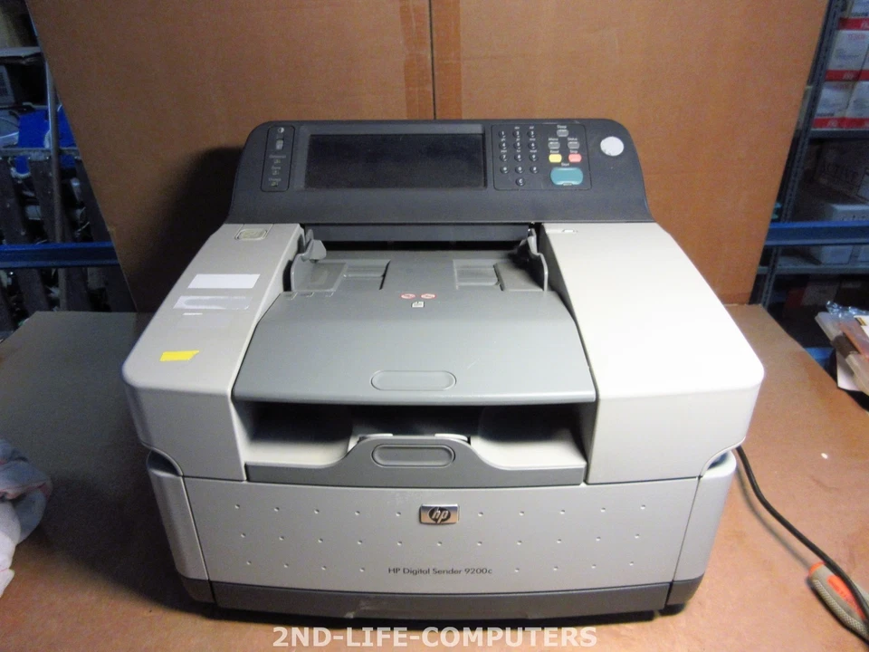 HP 9200C Q5916A High Speed Color Document Scanner 600DPI Network DISPLAY BROKEN - Bild 1 von 1