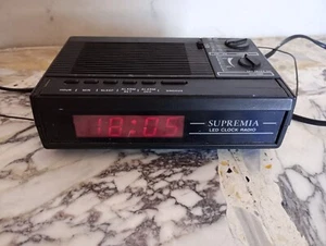 Radio sveglia Suprema led clock radio funzionante - Picture 1 of 4