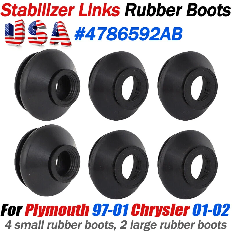 Sway Bar Stabilizer Link Rubber Boot Set For Chrysler Plymouth Prowler 4786592AB Foto 1 de 4