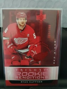 2019-20 Trilogy Rookie Renditions Red Foil #RR9 Ryan Kuffner /799 Red Wings
