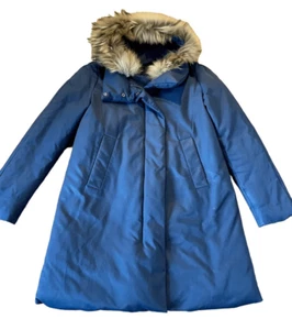 Theory down fill navy blue puffer jacket with removable vest medium - Picture 1 of 11
