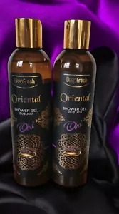2 X OUD SHOWER & BATH GEL PARABEN FREE MEN SHOWER GEL MENS BODY WASH 400ML - Picture 1 of 3