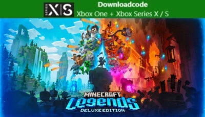 NEU für XBOX One Series X S Spiel Minecraft Legends Deluxe Edition Download Code - Bild 1 von 4
