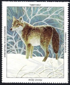 USA 1995 National Wildlife Federation - Wolf (large size) - Bild 1 von 1