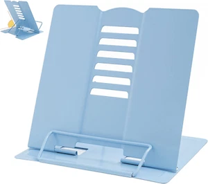 Metal Book Stand Book Holder Book Stand for Reading Adjustable Book Holder for R - Picture 1 of 12
