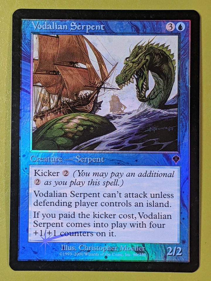 FOIL Vodalian Serpent x1 Invasion 1x Magic the Gathering MTG - Image 1 of 1