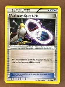 Pokémon TCG Trainer Item Alakazam Spirit Link 90/124 2016 XY Fates Collide LP+ - Picture 1 of 2