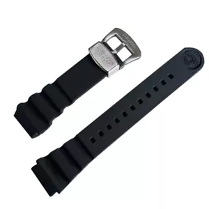 22mm Genuine Rubber For SEIKO Prospex Turtle SRP777 SRP779 SRPC91 Watch Band Blk - Picture 1 of 5