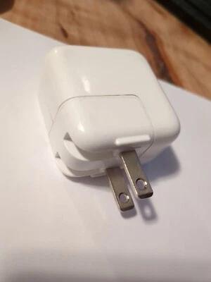 Original Apple 10W USB Wall Charger Block Power Adapter iPhone iPad iPod A1357 - Image 1 of 4