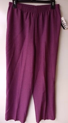 NIKKI миниатюрный шелковицы эластичной талии женщин повседневные брюки 10P новый - Изображение 1 из 4