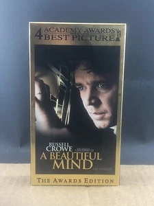 Russell Crowe, A Beautiful Mind VHS, MULTIPLE VHS TAPES SHIP FREE - Picture 1 of 3