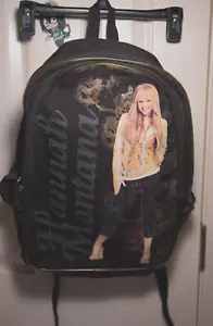Zaino scuola Disney Hannah Montana nero e oro difetti vedi tutte le foto - Foto 1 di 15