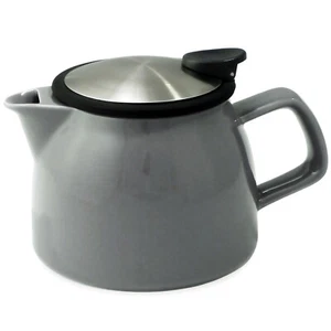 FORLIFE Bell Ceramic Teapot with Basket Infuser 16 Oz. - Picture 1 of 4