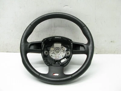 08-12 AUDI 8T S5 S4 A5 A4 VOLANTE 3 TRÊS RAIOS COURO FABRICANTE DE EQUIPAMENTO ORIGINAL 030921 - Imagem 1 de 4