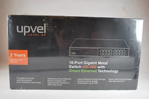 UPVEL 16-Port Gigabit Rackmount Switch for Business and Home Networks US-16G - Bild 1 von 8
