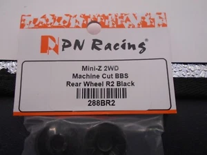 Ruedas de carreras PN 288BR2 BBS negras 2x2 Mini Z Atomic GL Racing - Imagen 1 de 2