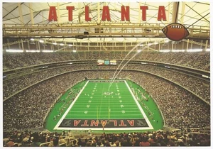 Modern Era Postcard - Atlanta, GA - Georgia Dome, Home of the Atlanta Falcons - Picture 1 of 2