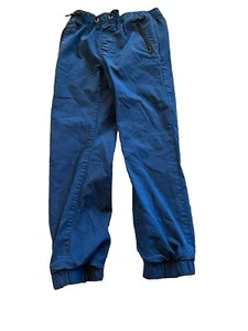 Old Navy Boys Cotton/nylon Navy Joggers Medium (8) Drawstring Pants - Picture 1 of 5